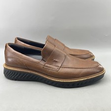 ECCO Men's Brown Leather Slip-On Loafers, EUR Size 48 — listing 5