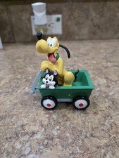 Precious Moments Porcelain Figurine - Boy Pulling Girl in Wagon with Potted Plant — listing 6