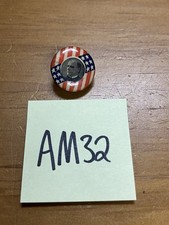 1896 William McKinley Presidential Campaign Pinback Button Stars & Stripes Portrait — listing 2