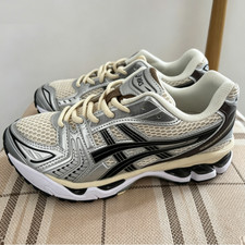 ASICS Gel-Kayano 14 Sneakers, Grey/Silver/Black Colorway, EU 43 (US 9.5) — listing 3