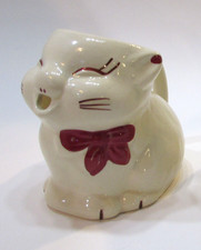 Vintage Anthropomorphic Blue Cat Creamer and Lidded Sugar Bowl Set — listing 2