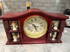 Mr. Christmas Mr Label clock Gold Label Symphony Surprise Animated Musical Mantel Clock