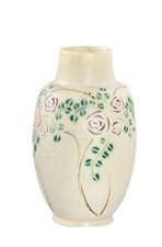 Roseville Pottery Velmoss Blue Two-Handled Vase, Shape 718-8 — listing 2