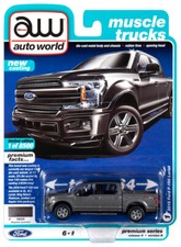 Auto World Muscle Trucks 2018 Ford F-150 Lariat 1:64 Diecast Truck - White Platinum, Limited Edition 1 of 7300 — listing 2