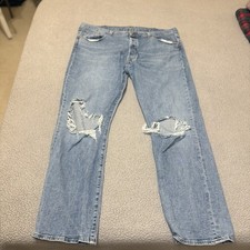 Levi's 501 Original Fit Men's Jeans Light Wash Waterless — listing 6