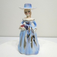 Vintage Porcelain Napkin Lady Figurine Holder with Toothpick Holes — listing 2