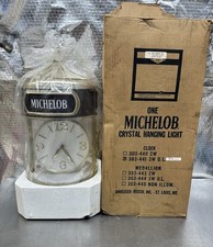 Vintage Michelob Light Rotating Motion Beer Sign Hanging Bar Light — listing 6