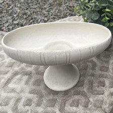 White Ceramic Pedestal Sugar Bowl with Lid and Handles — listing 3