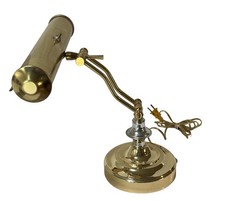 Vintage Brass Bankers Piano Desk Lamp with Adjustable Shade — listing 3