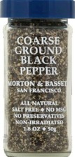 Vintage Morton's Pure Black Pepper Tin Can - Morton Foods, Texas