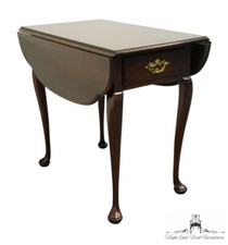 Statton Trutype Americana Three-Tier End Table with Drawer, Solid Cherry — listing 4