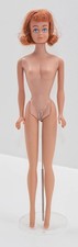 Vintage 1960s Mattel Midge Doll, Brunette with Freckles and Blue Eyes, Straight Leg Body