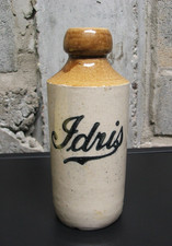 Antique Salt-Glazed Stoneware Ginger Beer / Ale Bottle, Blob-Top — listing 3