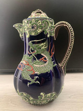 Vintage Japanese Moriage Dragonware Small Dish with Hand-Painted Dragon — listing 2