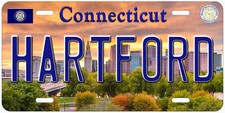 Vintage 1980 Connecticut "The Constitution State" Novelty License Plate — listing 6