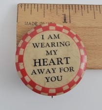 Lot of Vintage Novelty Slogan Pinback Buttons (early 1900s Whitehead & Hoag / Cracker Jack style) — listing 2