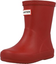 Hunter Original Kids First Classic Wellington Boots, Red, Size 4 Kids — listing 6