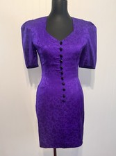 Vintage 1980s Silk Studio for Petites Floral Silk Drop-Waist Tiered Dress, Size 4 Petite — listing 5