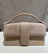 Jacquemus Le Bambino Long Leather Flap Shoulder Bag in Navy — listing 5