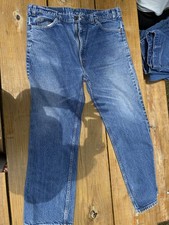 Vintage Straight-Leg Blue Denim Jeans — listing 5