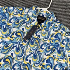 Cremieux Men's Paisley Print Long Sleeve Button-Down Shirt XL — listing 6