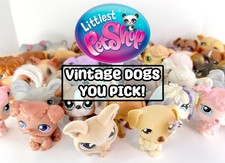 Littlefun / Littlest Pet Shop Style Figures Lot of 3 (Turtle, Dog, Bear)