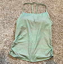 prAna Women's Geometric Print Racerback Athletic Tank Top, Size M — listing 5