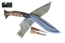 Pair of Decorative Nepalese Gurkha Kukri Knives with Ornate Sheaths — listing 3