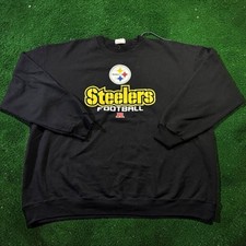 Pittsburgh Steelers NFL Team Apparel Embroidered Crewneck Sweatshirt, Size XL — listing 6