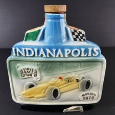 decanter 1972 1972 Jim Beam Indianapolis 500 Commemorative Decanter Mark Donohue Winner — listing 5