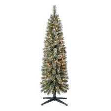 Home Heritage 5 ft Cashmere Artificial Christmas Tree with Color-Changing LED Lights — listing 4