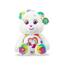 Care Bears Dream Bright Bear Plush (Earth/Rainbow Heart Belly Badge) — listing 4