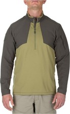Women's Black Half-Zip Fleece Pullover Sweatshirt with Kangaroo Pocket — listing 2