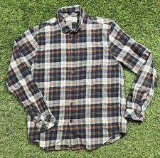 Billabong Core Fit Stretch Plaid Flannel Shirt, Size L — listing 3