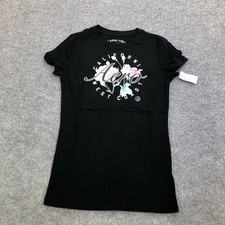 Aéropostale Women's Floral Line-Art Print Crew Neck T-Shirt, Size S/P — listing 3