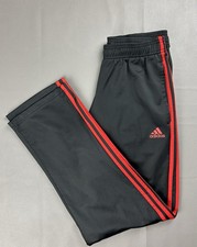 Black Athletic Drawstring Track Pants with Elastic Waistband, Size M — listing 5
