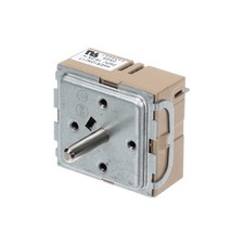Small Frosted Plastic Utility Part with Round Disc End and Center Hole — listing 3