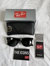 Ray-Ban Original Wayfarer RB2140 Sunglasses in Tortoise, 54mm — listing 3