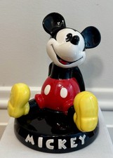 Vintage Chuck E. Cheese-Style Winking Mouse Vinyl Coin Bank on Cheese Wedge, Made in China — listing 5