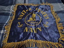 WWII US Navy Seabees CB Petty Officer Sweetheart Pillow Cover