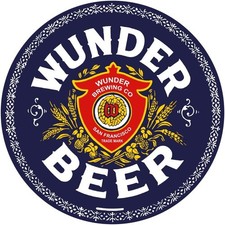 Wunder Beer 1907 Greetings Advertisement on Wood Pallet Sign, Wunder Brewing Co San Francisco — listing 3