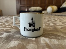 Vintage Disneyland Walt Disney Productions Castle Logo Ceramic Coffee Mug with Gold Rim, Made in Japan — listing 2