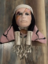 DYAN Handmade Ceramic Eskimo/Inuit Children Figurines, 4" Tall, Signed Pair — listing 2
