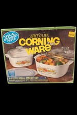 CorningWare Spice of Life 'La Marjolaine' Casserole Dishes with Pyrex Lids (Two Casseroles) — listing 4