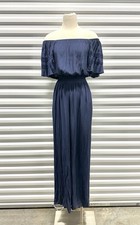 Ramy Brook Navy Wide-Leg Jumpsuit with Tie-Front Waist, Size 2 — listing 5