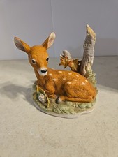 White Porcelain Reclining Deer and Fawn Figurine (Blanc de Chine style) — listing 3