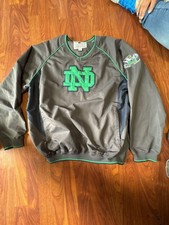 Colosseum Athletics Notre Dame Fighting Irish Pullover Hoodie, Size XL, Charcoal Heather — listing 2