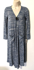 LuLaRoe Sarah Long Duster Cardigan in Black & White Polka Dot, Size XL — listing 3