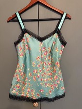 Nine West Y2K Tiger Print Satin Cami Tank Top — listing 2