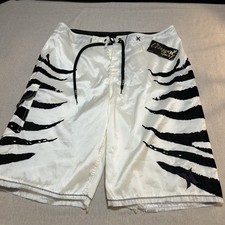 Hurley Men's Snake & Tropical Leaf Print Board Shorts, Size 34